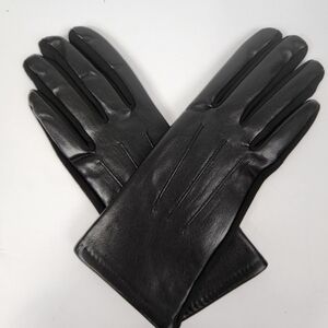 Faux Leather Black Gloves Size S/M NWOT Unisex NEW driving gift